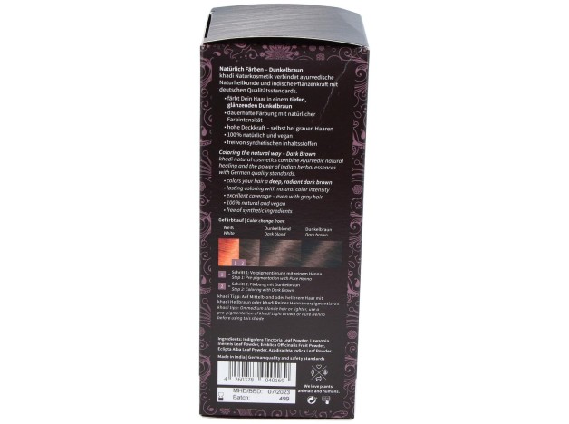 Tinte Herbal Color Castaño Oscuro 100Gr.