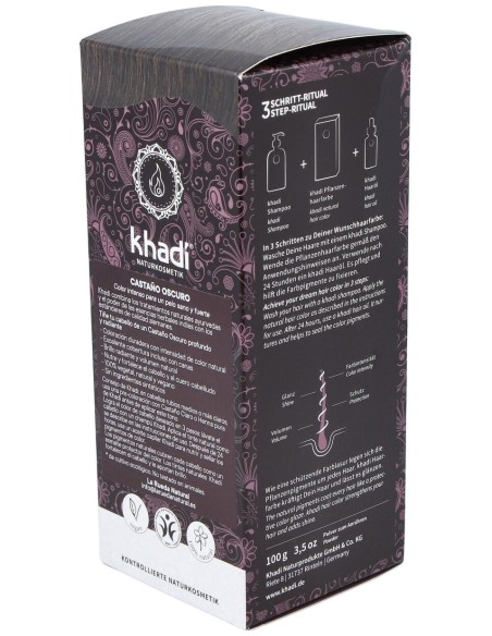 Tinte Herbal Color Castaño Oscuro 100Gr.