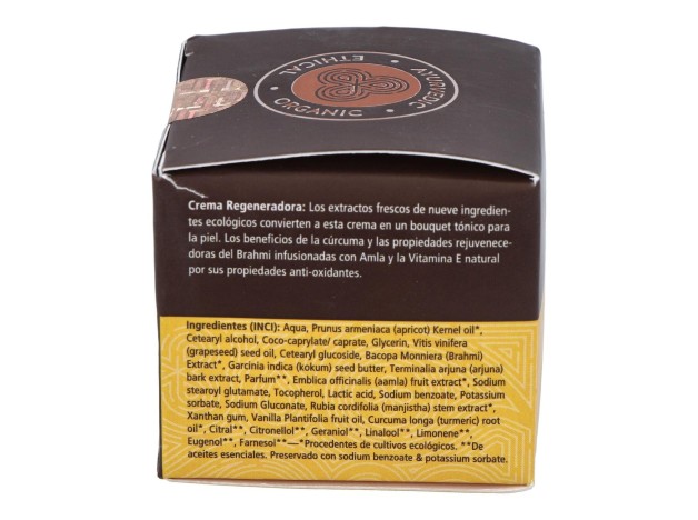 Crema Facial Regeneradora Curcuma Amla Bhrami 60Gr
