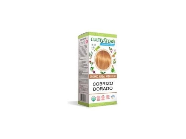 Cobrizo Dorado Tinte Organico 100Gr. Ecocert