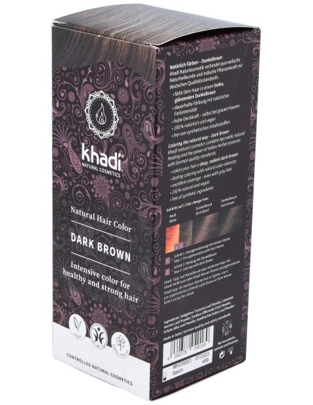 Tinte Herbal Color Castaño Oscuro 100Gr.