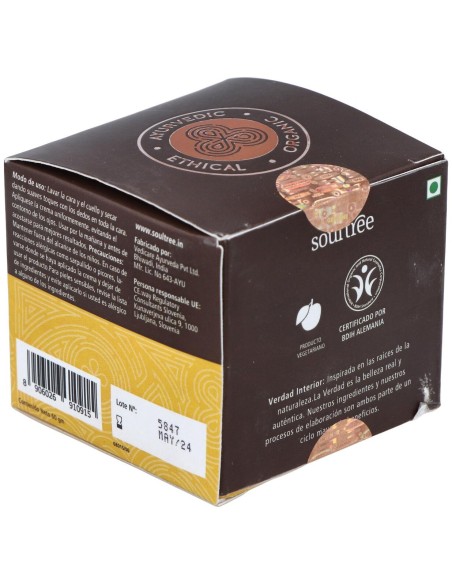 Crema Facial Regeneradora Curcuma Amla Bhrami 60Gr