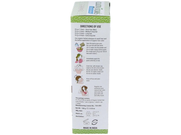 Cultivator'S Tinte Orgánico Herbal Caramelo 100G