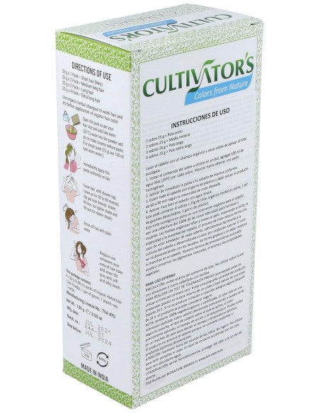 Cultivator'S Tinte Orgánico Herbal Caramelo 100G