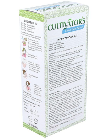 Cultivator'S Castaño Oscuro Tinte Orgánico 100G