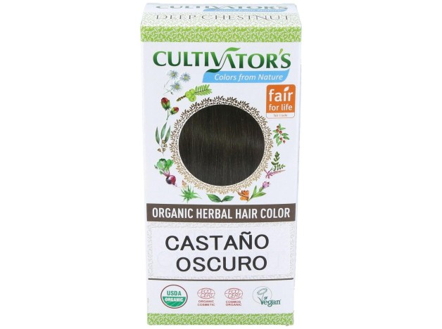 Cultivator'S Castaño Oscuro Tinte Orgánico 100G