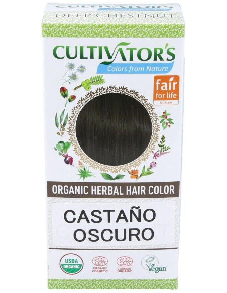 Cultivator'S Castaño Oscuro Tinte Orgánico 100G