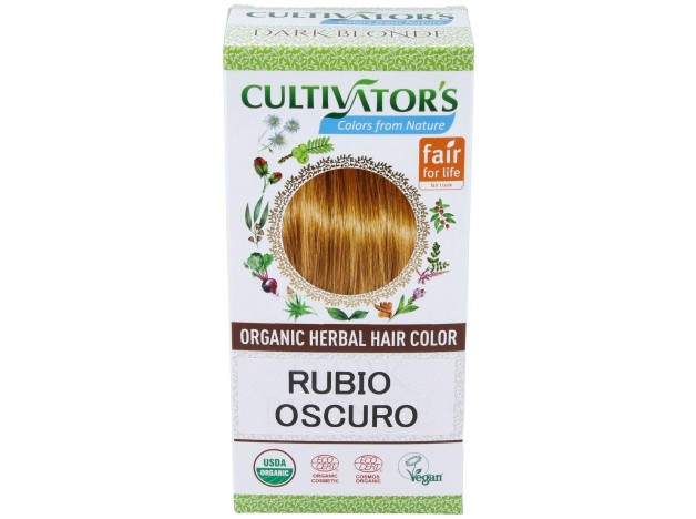 Rubio Oscuro Tinte Organico 100Gr. Ecocert