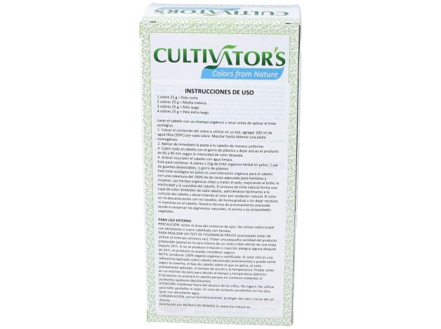 Cultivator'S Castaño Oscuro Tinte Orgánico 100G
