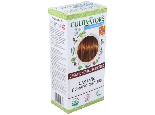 Castaño Dorado Oscuro Tinte Organico 100Gr Ecocert