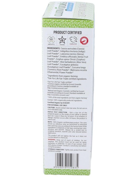 Rubio Claro Tinte Organico 100Gr. Ecocert