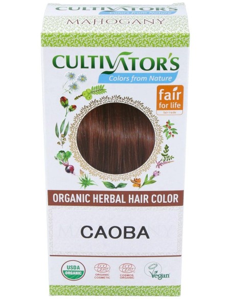 Caoba Tinte Organico 100Gr. Ecocert