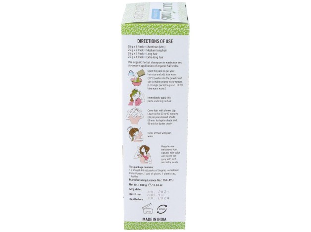 Rubio Claro Tinte Organico 100Gr. Ecocert