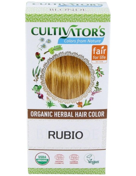 Rubio Tinte Organico 100Gr. Ecocert