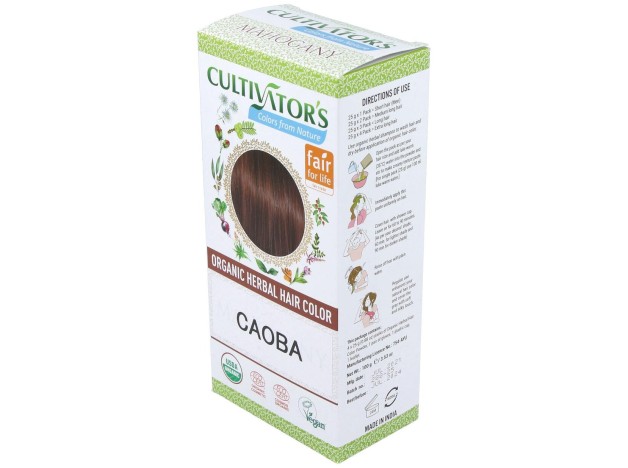 Caoba Tinte Organico 100Gr. Ecocert
