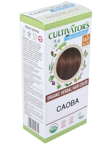 Caoba Tinte Organico 100Gr. Ecocert