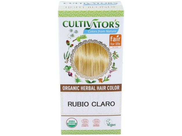 Rubio Claro Tinte Organico 100Gr. Ecocert