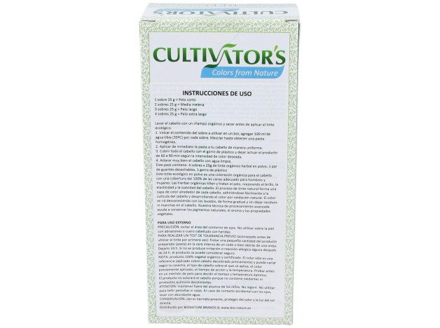 Cultivator'S Pelirrojo Tinte Orgánico 100G