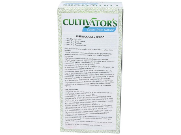 Rubio Tinte Organico 100Gr. Ecocert