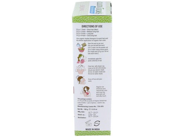 Castaño Dorado Tinte Organico 100Gr. Ecocert