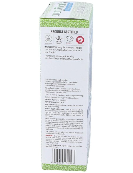Indigo Tinte Organico 100Gr. Ecocert