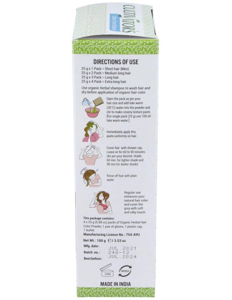 Platino Tinte Organico 100Gr. Ecocert