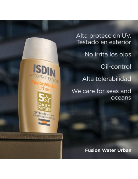 Fotoprotector Isdin Solar Cara Fusion Water Urban SPF30 50 ml