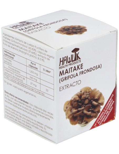 Hawlik Maitake Grifola Frondosa Extracto Puro 60Caps