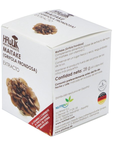 Hawlik Maitake Grifola Frondosa Extracto Puro 60Caps