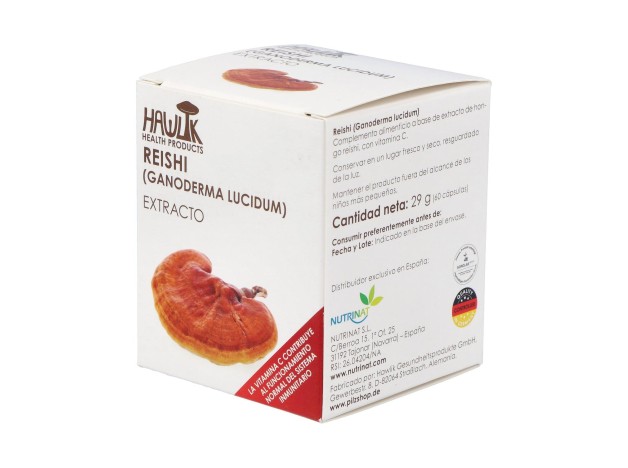 Reishi Extracto Puro 60Vcaps.