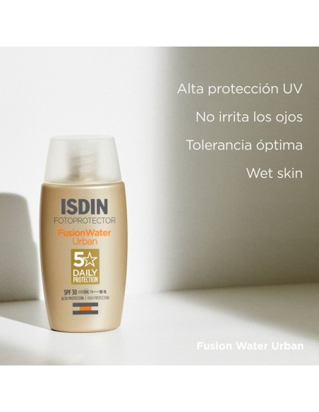 Fotoprotector Isdin Solar Cara Fusion Water Urban SPF30 50 ml