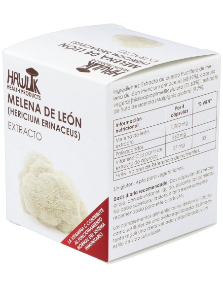 Hawlik Melena Leon Extracto Puro 60Caps