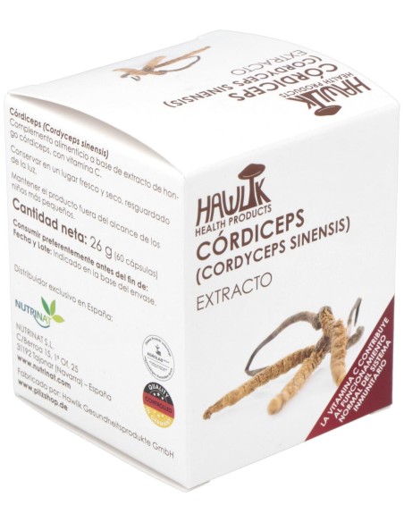Cordiceps Extracto Puro 60Vcaps.