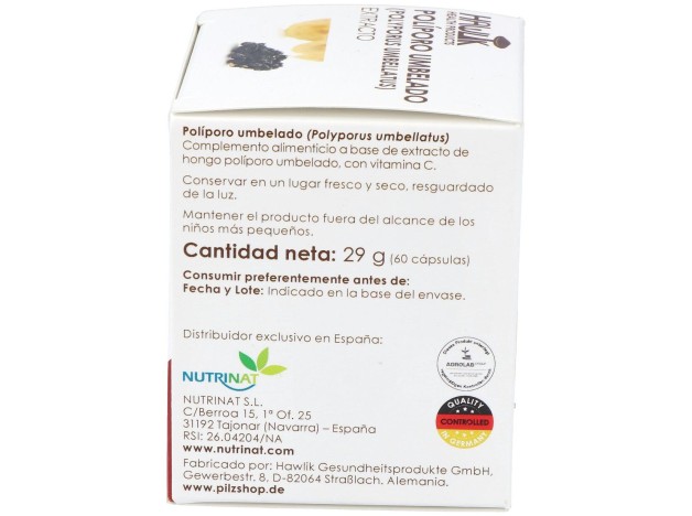 Poliporo Umbelado Extracto Puro 60Vcaps.