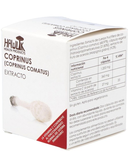 Hawlik Extracto De Coprinus 60Vcaps