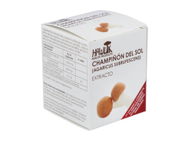 Champiñon Del Sol Extracto Puro 60Vcaps.