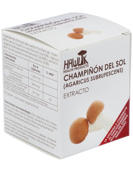 Champiñon Del Sol Extracto Puro 60Vcaps.