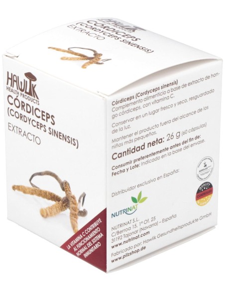 Cordiceps Extracto Puro 60Vcaps.