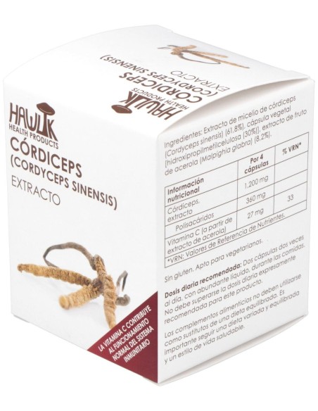 Cordiceps Extracto Puro 60Vcaps.