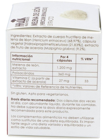 Hawlik Melena Leon Extracto Puro 60Caps
