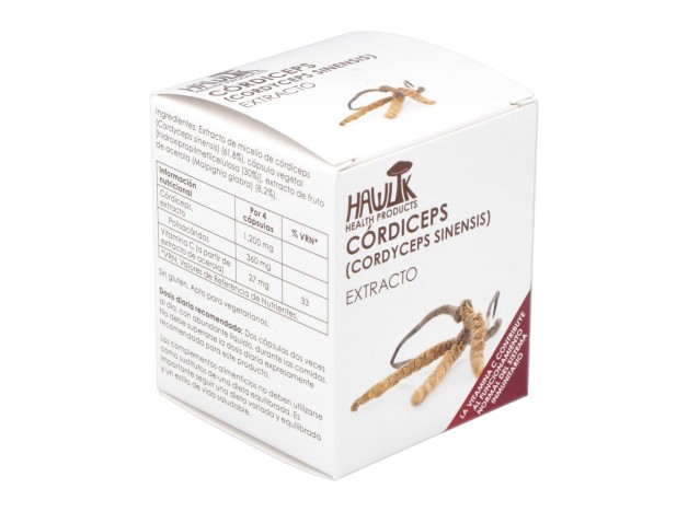 Cordiceps Extracto Puro 60Vcaps.