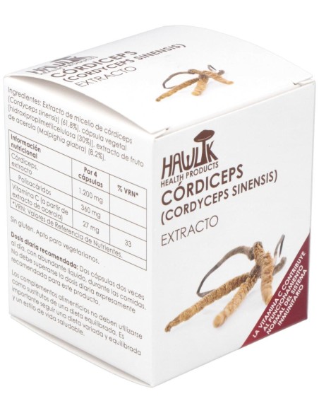 Cordiceps Extracto Puro 60Vcaps.