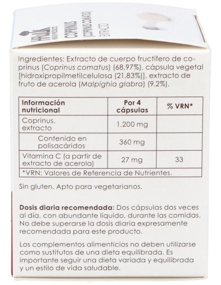 Hawlik Extracto De Coprinus 60Vcaps