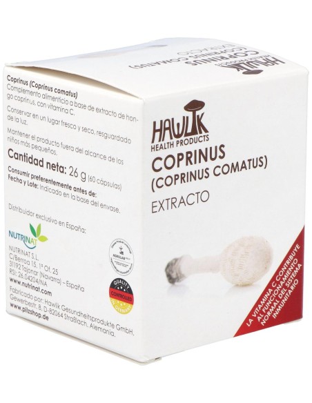 Hawlik Extracto De Coprinus 60Vcaps