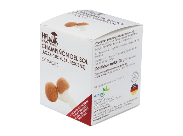 Champiñon Del Sol Extracto Puro 60Vcaps.