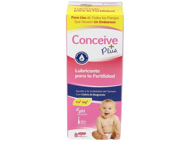 Lubricante Conceive Plus 8 Aplicadores Unidosi