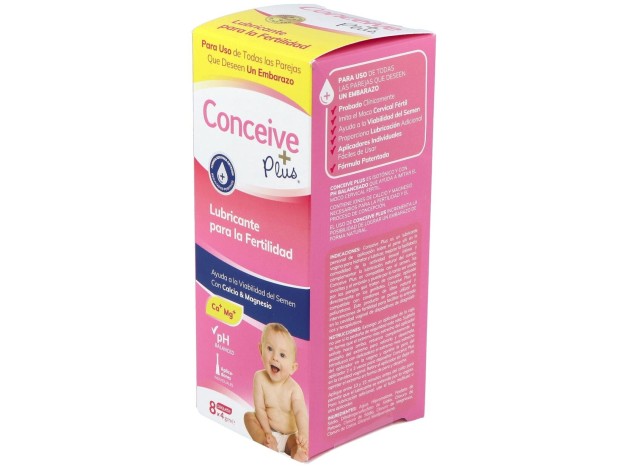 Lubricante Conceive Plus 8 Aplicadores Unidosi