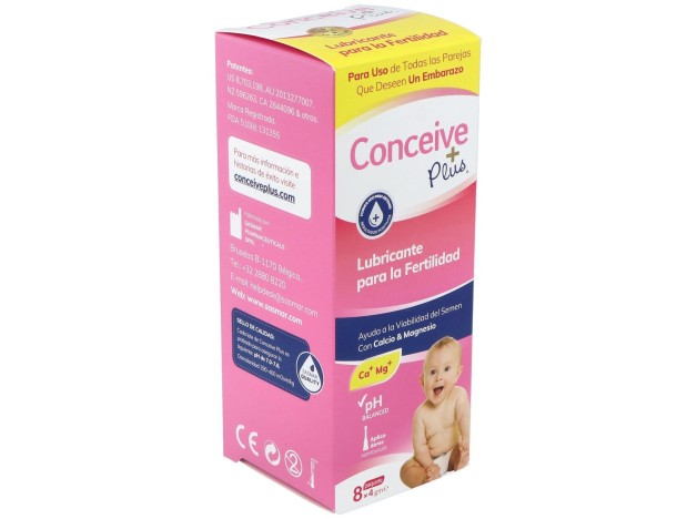 Lubricante Conceive Plus 8 Aplicadores Unidosi