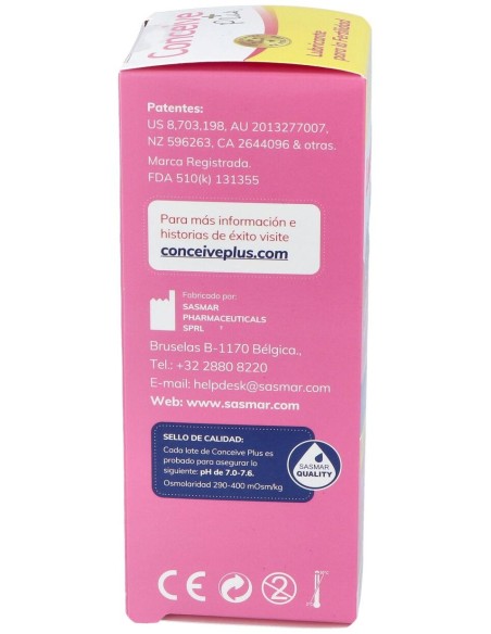 Lubricante Conceive Plus 8 Aplicadores Unidosi