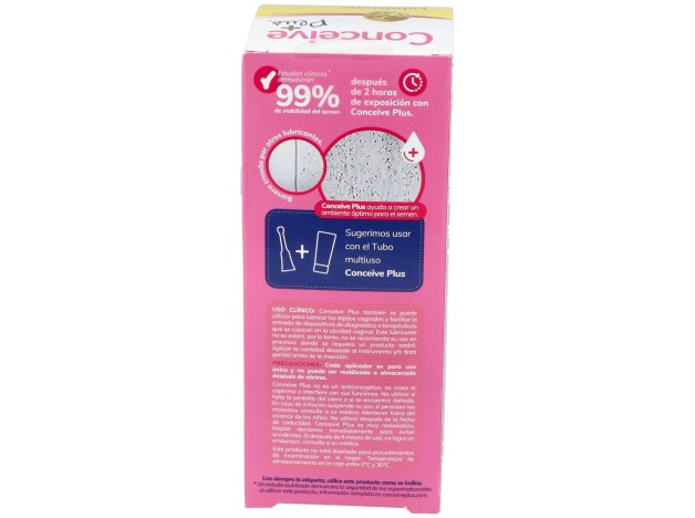 Lubricante Conceive Plus 8 Aplicadores Unidosi